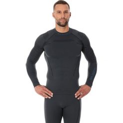 Bejsbolówki męskie: Brubeck Bluza męska Thermo z długim rękawem grafitowa r. M (LS13040)