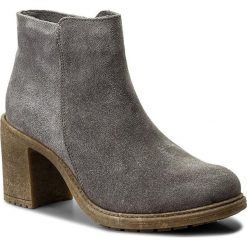 Botki SERGIO BARDI - Chivasso FW127259717LK 809. Szare botki damskie na obcasie marki Sergio Bardi, ze skóry. W wyprzedaży za 209,00 zł.