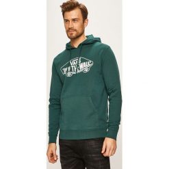 Vans - Bluza. Zielone bluzy męskie Vans, m, z nadrukiem, z bawełny, z kapturem, bez rękawów, z kapturem. Za 259,90 zł.