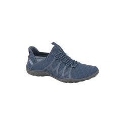 Buty Skechers Breathe Easy 23048-SLT. Trampki i tenisówki damskie Skechers, bez wzorów, bez zapięcia. Za 159,99 zł.