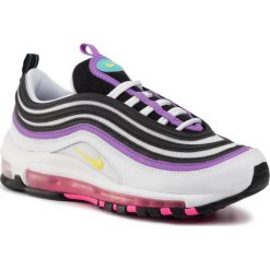Buty NIKE - Air Max 97 921733 106 White/Dynamic Yellow. Białe półbuty damskie Nike, na co dzień, bez wzorów, ze skóry, bez obcasa, na płaskiej podeszwie, bez zapięcia. W wyprzedaży za 549,00 zł.