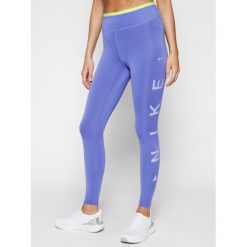 Legginsy NIKE One Icon Clash Graphic CJ4145. Fioletowe spodnie damskie Nike, xl, bez wzorów. W wyprzedaży za 169,00 zł.