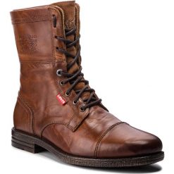 Kozaki LEVI'S - 228740-700-27 Medium Brown. Brązowe botki męskie Levi's®, z materiału. W wyprzedaży za 429,00 zł.