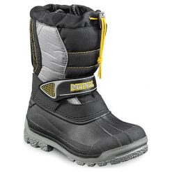 Buciki niemowlęce chłopięce: MEINDL Buty dziecięce Snowy 3000 czarno-szare r. 28 (7795/23)