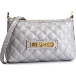 Torebka LOVE MOSCHINO - JC4009PP17LA0001 Grigio. Szare torebki klasyczne damskie Love Moschino, bez wzorów, ze skóry ekologicznej, bez dodatków. W wyprzedaży za 369,00 zł.