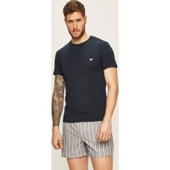 Emporio Armani - Piżama. Niebieskie piżamy męskie Emporio Armani, s, bez wzorów, z elastanu, bez rękawów. Za 419,90 zł.