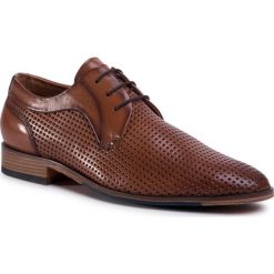 Półbuty SALAMANDER - Steen 31-57418-07 Cognac. Pomarańczowe buty wizytowe męskie Salamander, ze skóry, bez zapięcia. Za 429,00 zł.