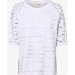 Esprit Casual - T-shirt damski, beżowy. Brązowe t-shirty damskie Esprit Casual, xl, z haftami, z bawełny, casualowe, bez kołnierzyka. Za 159,95 zł.