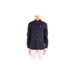 Koszule z długim rękawem Fred Perry M3551. Niebieskie koszule męskie Fred Perry, s, bez wzorów, bez kołnierzyka, z długim rękawem. Za 554,28 zł.