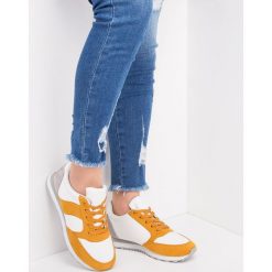 Buty sportowe damskie Marquiiz W-3077-1 Biało-Żółte. Żółte buty sportowe damskie Marquiiz, bez wzorów, z tkaniny, sportowe, trekkingowe. Za 74,00 zł.