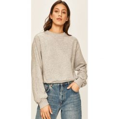 Answear - Bluza. Szare bluzy damskie ANSWEAR, s, z aplikacjami, z bawełny, bez rękawów, bez kaptura. W wyprzedaży za 49,90 zł.