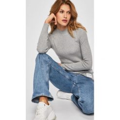 Calvin Klein Jeans - Sweter. Czarne swetry damskie Calvin Klein Jeans, s, bez wzorów, z elastanu, bez rękawów, bez kaptura. Za 339,90 zł.