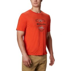 Koszulka T-shirt Columbia Nelson Point 1773021845. Czerwone koszulki męskie Columbia, m, bez wzorów, bez kołnierzyka. Za 146,99 zł.