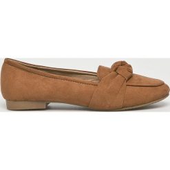 Answear - Baleriny Lily Shoes. Brązowe baleriny damskie ANSWEAR, z gumy. W wyprzedaży za 59,90 zł.