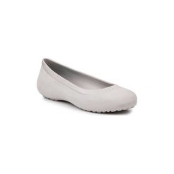 Baleriny Crocs mammoth leopard lined flat 16203-0T5-480. Brązowe baleriny damskie Crocs, bez wzorów, bez obcasa. Za 96,99 zł.