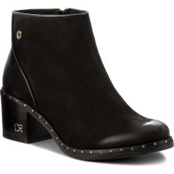 Botki CARINII - B4073 360-E50-POL-861. Czarne buty zimowe damskie Carinii, z nubiku. W wyprzedaży za 239,00 zł.