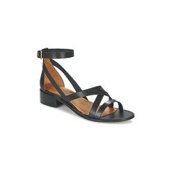 Sandały Casual Attitude COUTIL. Czarne sandały damskie Casual Attitude, bez wzorów, casualowe, bez obcasa, bez zapięcia. Za 223,20 zł.