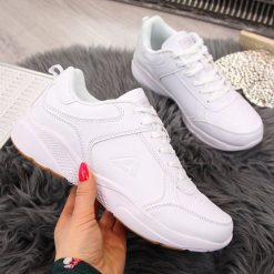 Buty sportowe damskie białe American Club. Białe buty sportowe damskie American CLUB, bez wzorów, sportowe. Za 109,99 zł.