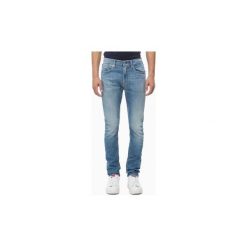 Jeansy straight leg Calvin Klein Jeans J30J307723 - 016 SKINNY. Niebieskie jeansy męskie Calvin Klein Jeans, m, bez wzorów. Za 372,16 zł.