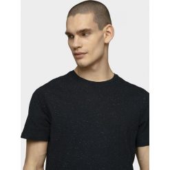 T-shirt męski TSM600A - granat melanż - Outhorn. Koszulki męskie Outhorn, m, bez wzorów, bez kołnierzyka. W wyprzedaży za 29,99 zł.