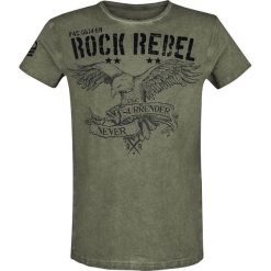T-shirty męskie: Rock Rebel by EMP Rebel Soul T-Shirt zielony