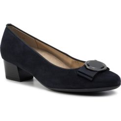 Półbuty ARA - 12-45882-06 Blau. Niebieskie półbuty damskie ara, z aplikacjami, ze skóry, eleganckie, bez obcasa, na obcasie, bez zapięcia. Za 349,00 zł.