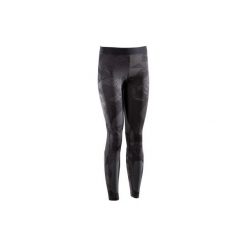 Legginsy trening crossowy 500 damskie. Czarne legginsy damskie marki DOMYOS, xs, z elastanu. W wyprzedaży za 44,99 zł.