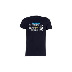 T-shirty z krótkim rękawem Diesel T DIEGO XB. Czarne t-shirty męskie Diesel, s, bez wzorów, bez kołnierzyka, krótkie. Za 143,20 zł.