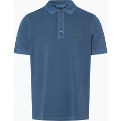 Calvin Klein - Męska koszulka polo, niebieski. Niebieskie koszulki męskie Calvin Klein, xl, bez wzorów, z bawełny, polo, bez rękawów. Za 229,95 zł.