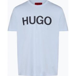 HUGO - T-shirt męski – Dolive-U3, niebieski. Niebieskie t-shirty męskie HUGO, s, z nadrukiem, z bawełny, bez kołnierzyka. Za 179,95 zł.