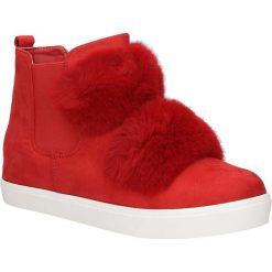 Botki casu r101. Czerwone sneakersy damskie Casu, z zamszu. Za 108,99 zł.
