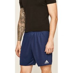 Adidas Performance - Szorty. Niebieskie spodenki sportowe męskie adidas Performance, s, bez wzorów, z poliesteru, sportowe. Za 59,90 zł.