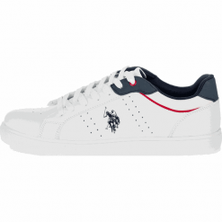 U.S. POLO ASSN. tenisówki męskie Racy Club FETZ4236W9/Y1 45 białe. Białe trampki męskie U.S. Polo Assn., bez wzorów, bez zapięcia. W wyprzedaży za 229,00 zł.