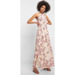 Sukienka ze wzorem paisley. Brązowe sukienki damskie Orsay, na lato, bez wzorów, z wiskozy, bez kołnierzyka, bez rękawów, maxi. Za 99,99 zł.