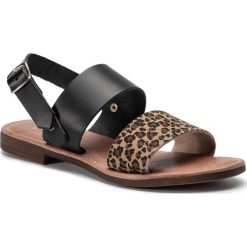 Sandały MACIEJKA - IT001-03/00-0 Brown/Nero. Pomarańczowe klapki damskie Maciejka, ze skóry. W wyprzedaży za 159,00 zł.