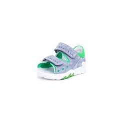 Superfit Boys Sandały Flow smoke kombi (średnie) - szary - Gr.Moda (6 - 24 miesięcy ). Szare buciki niemowlęce chłopięce marki Superfit, ze skóry. Za 199,00 zł.