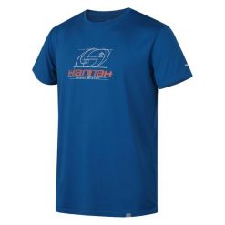 Hannah T-Shirt Męski Parnell Mykonos Blue L. Niebieskie koszulki męskie Hannah, m, bez wzorów, sportowe, bez kołnierzyka. W wyprzedaży za 79,00 zł.
