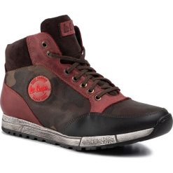 Sneakersy LEE COOPER - LCJP-19-01-051 Khaki/Red. Zielone sneakersy męskie Lee Cooper, bez zapięcia. W wyprzedaży za 239,00 zł.