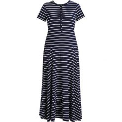 Sukienki: Lauren Ralph Lauren Woman MIDI DRESS Długa sukienka navy/white