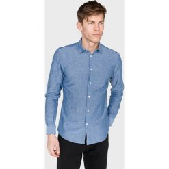 SELECTED Koszula Niebieski. Niebieskie koszule męskie Selected, xl, bez wzorów, z elastanu, bez kołnierzyka, z długim rękawem. Za 223,95 zł.