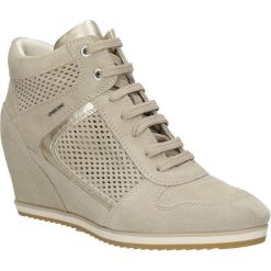 Sneakersy geox d7254b 022aj. Brązowe sneakersy damskie Geox, ze skóry. Za 699,99 zł.