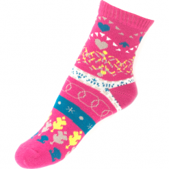 Skarpety. Różowe skarpetki dziewczęce marki COLOURFULL, z elastanu. Za 4,90 zł.