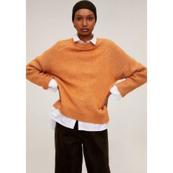 Mango - Sweter ROOTIES. Pomarańczowe swetry damskie Mango, s, bez wzorów, z poliesteru, bez rękawów, bez kaptura. W wyprzedaży za 49,90 zł.