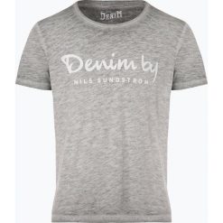 DENIM by Nils Sundström - T-shirt męski, szary. Szare t-shirty męskie z nadrukiem DENIM by Nils Sundström, m, z denimu. Za 49,95 zł.