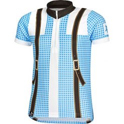 T-shirty chłopięce: Koszulka kolarska w kolorze błękitnym