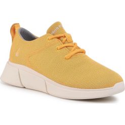 Sneakersy HUSH PUPPIES - Makenna Laceup HW06599 Golden Rod Knit 720. Żółte półbuty damskie Hush Puppies, z tworzywa sztucznego. W wyprzedaży za 189,00 zł.
