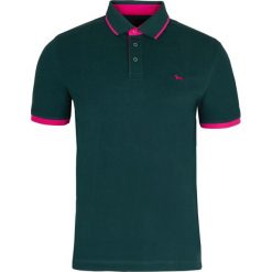 Koszulka Polo Harmont & Blaine. Zielone koszulki męskie xl, bez wzorów, klasyczne, polo, bez rękawów. Za 289,00 zł.