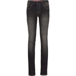 Jegginsy bonprix czarny "stone". Czarne jeansy damskie bonprix, bez wzorów, z jeansu. Za 74,99 zł.