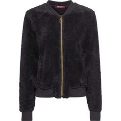 Bluza z polaru baranka bonprix czarny. Czarne bluzy damskie bonprix, bez wzorów, z polaru, bez rękawów, bez kaptura. Za 54,99 zł.