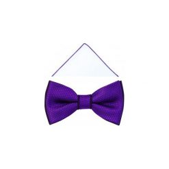 Fioletowo-granatowa mucha A278. Fioletowe muszki męskie Modini Moda Męska, na co dzień, bez wzorów, z tkaniny, eleganckie. Za 49,50 zł.